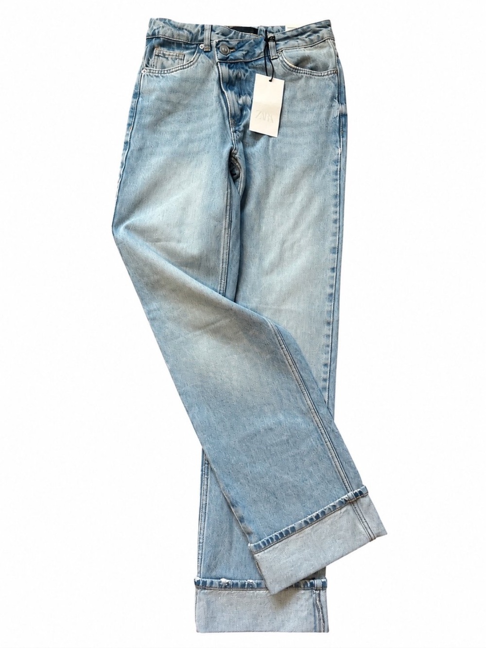 Zara Light Blue Straight Leg Women’s Jeans